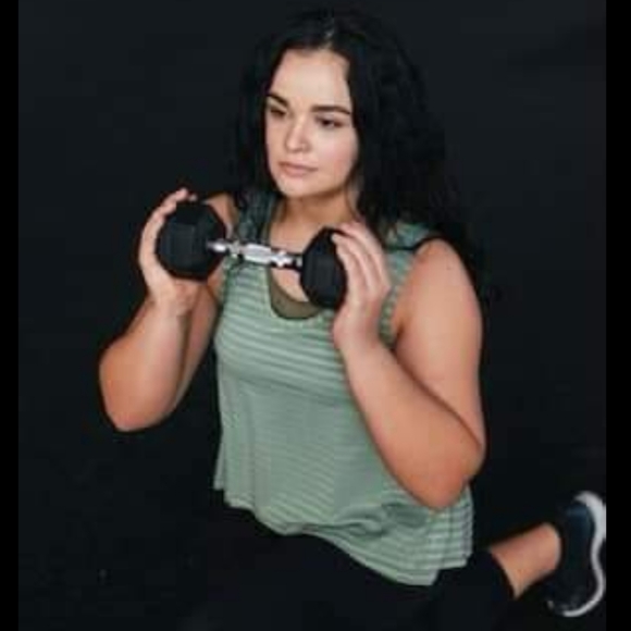 NWT Zyia Forest Split Back Tank - Picture 3 of 4